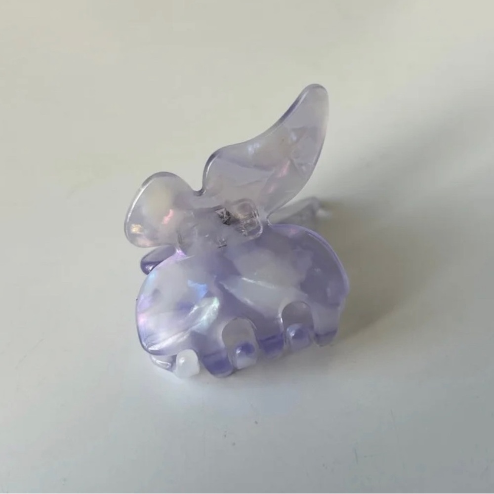 Free People Purple Butterfly Claw Clip